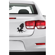 Ejderha Araç Sticker 21x29 Cm, Oto Sticker, Araba Sticker