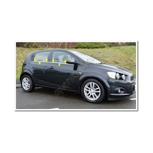 Woc Chrome Chevrolet Aveo Hb Krom Cam Çıtası 2012 Sonrası 4 Parça