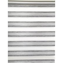 Bambu Geniş Pliseli Renk Geçişli Bambu-gri Zebra Rz-66005 Bambu-gri