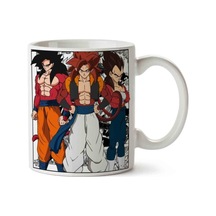 Goku Vegeta Gogeta Ssj Iki Tarafı Baskılı Kupa Bardak Çok Renkli