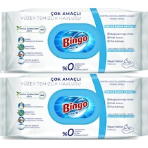 Bingo Clean Yüzey Temizlik Havlusu 96 Yaprak Beyaz Sabun 2 Li