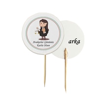 20 Adet Dekoratif Avukatlar Gününüz Kutlu Olsun Baskılı Kürdanı 6,5 Cm-4