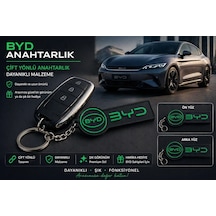 Byd Anahtarlık , Byd Logolu Çift Yönlü Araç Anahtarlık - Hediyelik Byd Araba Anahtarlığı