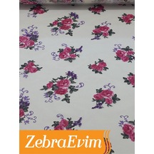 Çift Mekanizmalı Yakma Tül Stor Zebra Perde Etek Dilim  (163283879) Ekru 10 x 200 Boncuklu Standart
