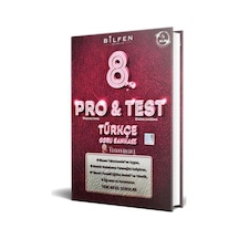 BilFen Yayınları 8. Sınıf Türkçe Pro & Test Soru Bankası