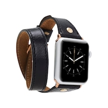 Apple Watch Uyumlu Deri Kordon 42-44-45mm Slim Dtgt Rst1 Diğer