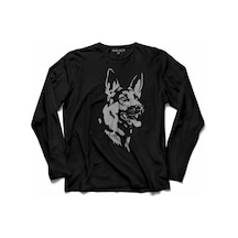 German Shepherd Alman Kurdu Polıce Dog Uzun Kollu Tişört (512971547)