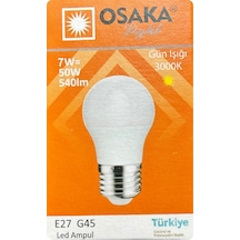 4 Adet Osaka 7w 50w Sarı Işık E27 Duylu Kalın Duy Led Mini Ampul