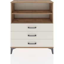 Arges Şifonyer 2 Raflı 3 Çekmeceli 88x30x106 Çam-aytaşı Çam