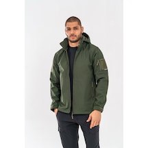 Combat Tactical Tactical Mont Su Ve Rüzgâr Geçirmez Softjell Outdoor Motorcu Montu - 314-756-haki