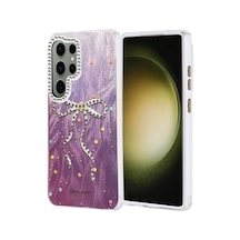 Samsung Uyumlu Galaxy S25 Ultra Uyumlu Kılıf Blade Aynalı Desenli Kapak - Desen 1