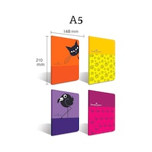 Look Pp Kapak Dikişli 40 Yp. Çizgili 4lü Set Karışık