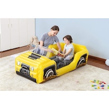 Bestway 67714 4x4 Jeep Temalı Şişme Çocuk Yatağı Lacivert