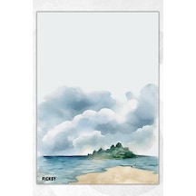 A5 Deniz Bloknot Çizgisiz Defter - 50 Yaprak - Memopad - Notepad - Not Defteri - Not Kağıdı Çok Renkli Çok Renkli