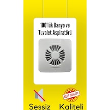 100'lük Banyo Tuvalet Aspiratör Havalandırma Fanı