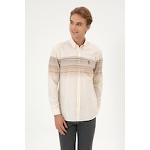 U.s. Polo Assn. Erkek Gömlek Desenli 50316787-vr233 Bisküvi