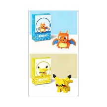 Brıcks Pikachu & Charizard 2 Li Set Pokemon Uyumlu Mini Yapı Bl