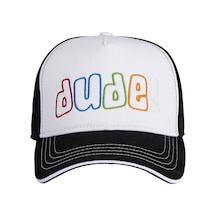 Bad Bear Dude Cap Off-white Beyaz Unisex Şapka - Beyaz