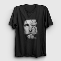 Presmono Unisex Oscuridad Burzum T-shirt Siyah