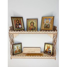 Woodiks İkonlar İçin Raf, Mumlar İçin Kutu 344928532 Bej