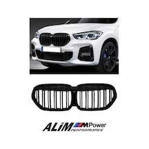 Bmw X1 F48 Piano Black Çift Çıtalı Panjur 2020-2021 Uyumlu