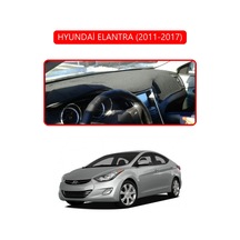 Hyundai Elantra 2011-2017torpido Koruma Halısı Kırmızı Kenar