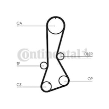 Contı Ct695 - Triger Kayışı 123 240 Toyota Corolla 1.3 12v 83-01