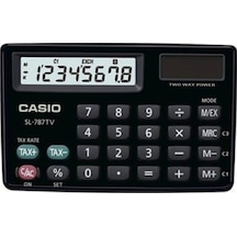 Hesap Makinesi Cep Tipi Sl-787tv-bk 8hane Diğer
