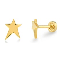 Sefa Gold 14 Ayar Altın Tragus Yıldız Küpe