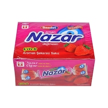 Nazar Tekli Çilek Aromalı Sakız 100 Adet
