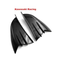 Kawasaki Z300 Z250 Z650 Z750 Z800 Z900 Z900rs Z900se Z1000 Z1000sx Panigale Kanat Karbon Desenli Siyah-karbon Motoparax Renk : Siyah - Karbon