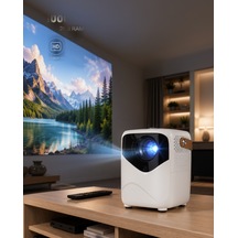 Taşınabilir 4k Multimedya Projeksiyon Cihazı Wifi Destekli