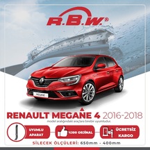 Renault Megane 4 Muz Silecek Takımı 2016-2020 Rbw