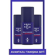 Aqua Di Polo 1987 Gran Paradiso Sport Metal Şişe Erkek Parfüm EDP 3 x 100 ML