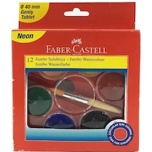 Faber Castell 12 Renk Jumbo Sulu Boya