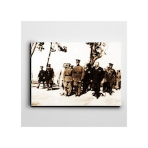 Atatürk İzmir'de 1934 Kanvas Tablo