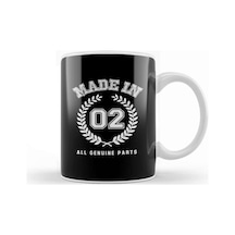 2002 Made In 02 All Genuine Parts Kupa Bardak Porselen Karışık