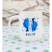 Balık Burcu Özel Tasarım Kupa Bardak