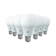 10'lu Led Ampul 12w Beyaz Işık E27 6500k 220-240v