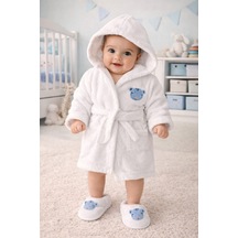 My Baby Kumsal % 100 Pamuk 0 - 24 Ay Sevimli Kaplan Kutu İçerisin De 30056 Mavi 0-2 Yaş