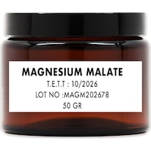 Magnezyum Malat Saf Hammadde 50 Gr