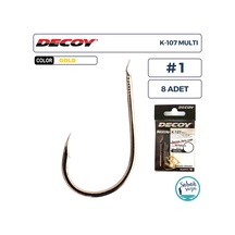 Decoy K-107 Multi Olta İğnesi Gold 1 8 Adet