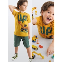 Up  Kepçe  Erkek  Çocuk  T-Shirt  Şort  Takım