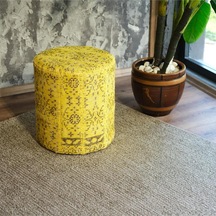 Patchwork Puf 008 Sarı