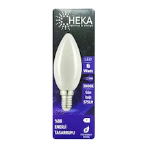 Led Ampul, 6w 51w , 3000k, E14 Duylu, Soft Mum Diğer