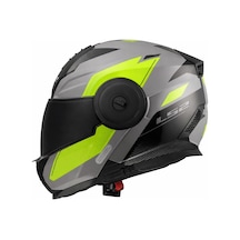 Ls2 Scope 2 Durıa Gri-neon Sarı Kask Siyah Vizör Neon Sarı