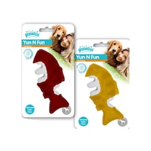 Pawise Yum N Fun 12.5 CM Balık Aromalı Köpek Çiğneme Oyuncağı Çok Renkli