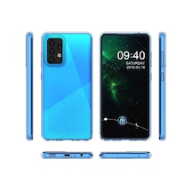 Samsung Samsung Uyumlu Galaxy A03s Kılıf Lüx Şeffaf Silikon