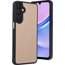 Samsung Uyumlu Galaxy A16 5g Kılıf Aras Deri Kapak - Pudra Çok Renkli