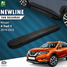 S-dizayn Nissan X-trail T32 Newline Siyah Yan Basamak 183 Cm 2014-2022 A+ Kalite